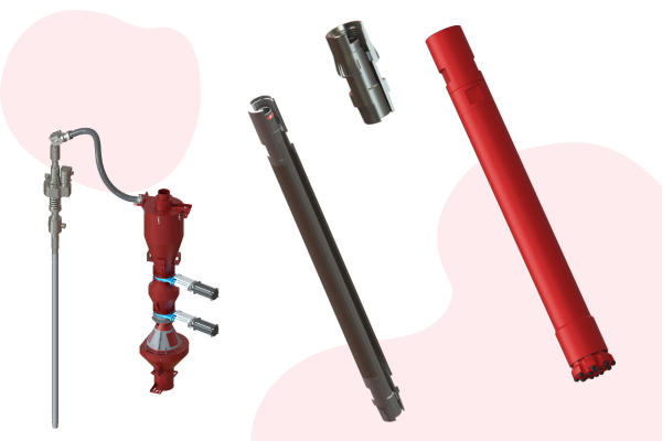 Reverse circulation complete range drilling tools