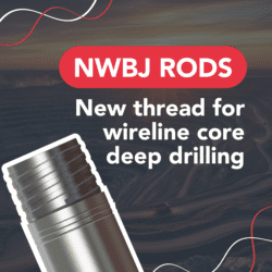 New Technidrill NWBJ rods for wireline core drilling