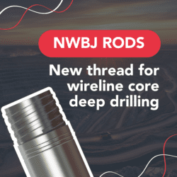 New Technidrill NWBJ rods for wireline core drilling